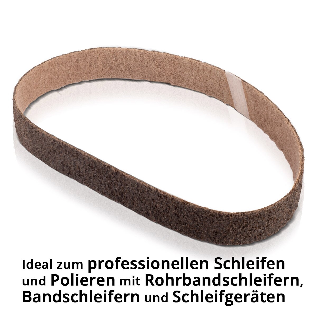 STAHLWERK Schleifvlies 5er Set grobe Körnung 40 x 760 mm Schleifband | Vliesbänder | Poliervlies | Universal-Schleifbänder | Schleifmittel für Rohrbandschleifer, Bandschleifer und Schleifgeräte