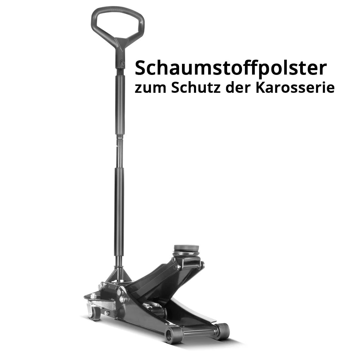 STAHLWERK Reifenwechsel Set Wagenheber WHB-73 ST mit 3 t Tragkraft, gummierten Rollen, Doppelhubkolben und 73-500 mm Hubbereich | Drehmomentschlüssel TW-350 ST mit 70-350 Nm | Arbeitshandschuhe