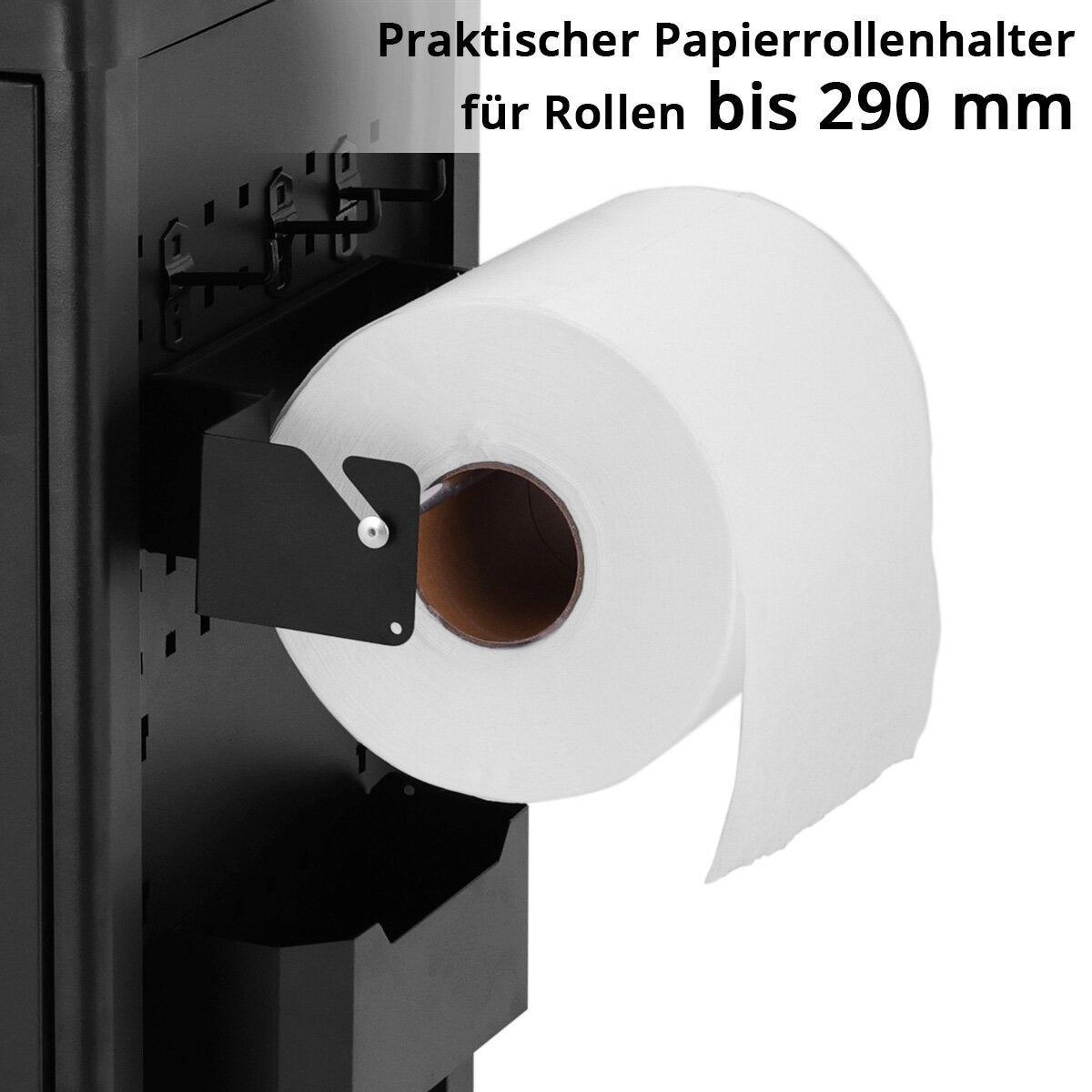 Steelworks Workshop Car Phoenix equipado con 262 herramientas premium hechas de cromado Vanadium Lockable Tool Car | Conductos de ensamblaje profesional con 7 cajones, extracto lateral y rollos de vida a larga vida