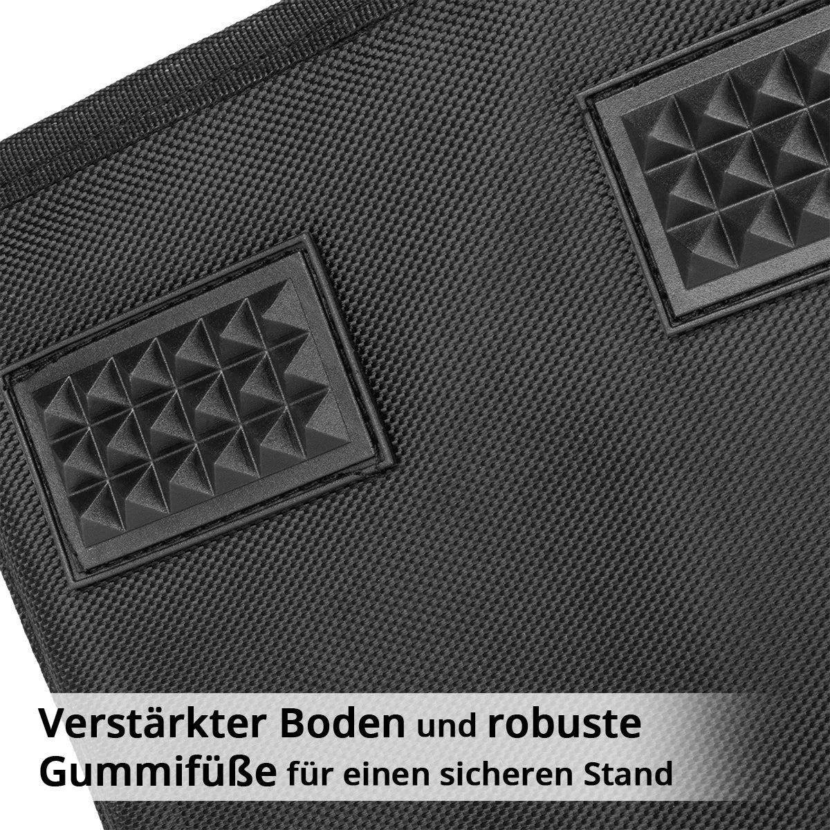 STAHLWERK Werkzeugtasche mit 14 Aussentaschen | 2 Innenfächer | Robuste Elektriker-Tasche | Tragbare Montagetasche mit verstärktem Rahmen | Aluminium-Tragegriff und Gurt | Strapazierfähiges Polyester