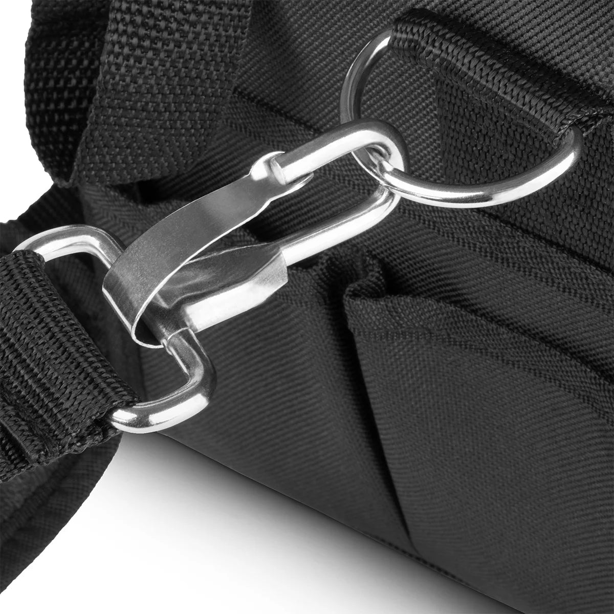 STAHLWERK Werkzeugtasche mit 14 Aussentaschen | 2 Innenfächer | Robuste Elektriker-Tasche | Tragbare Montagetasche mit verstärktem Rahmen | Aluminium-Tragegriff und Gurt | Strapazierfähiges Polyester