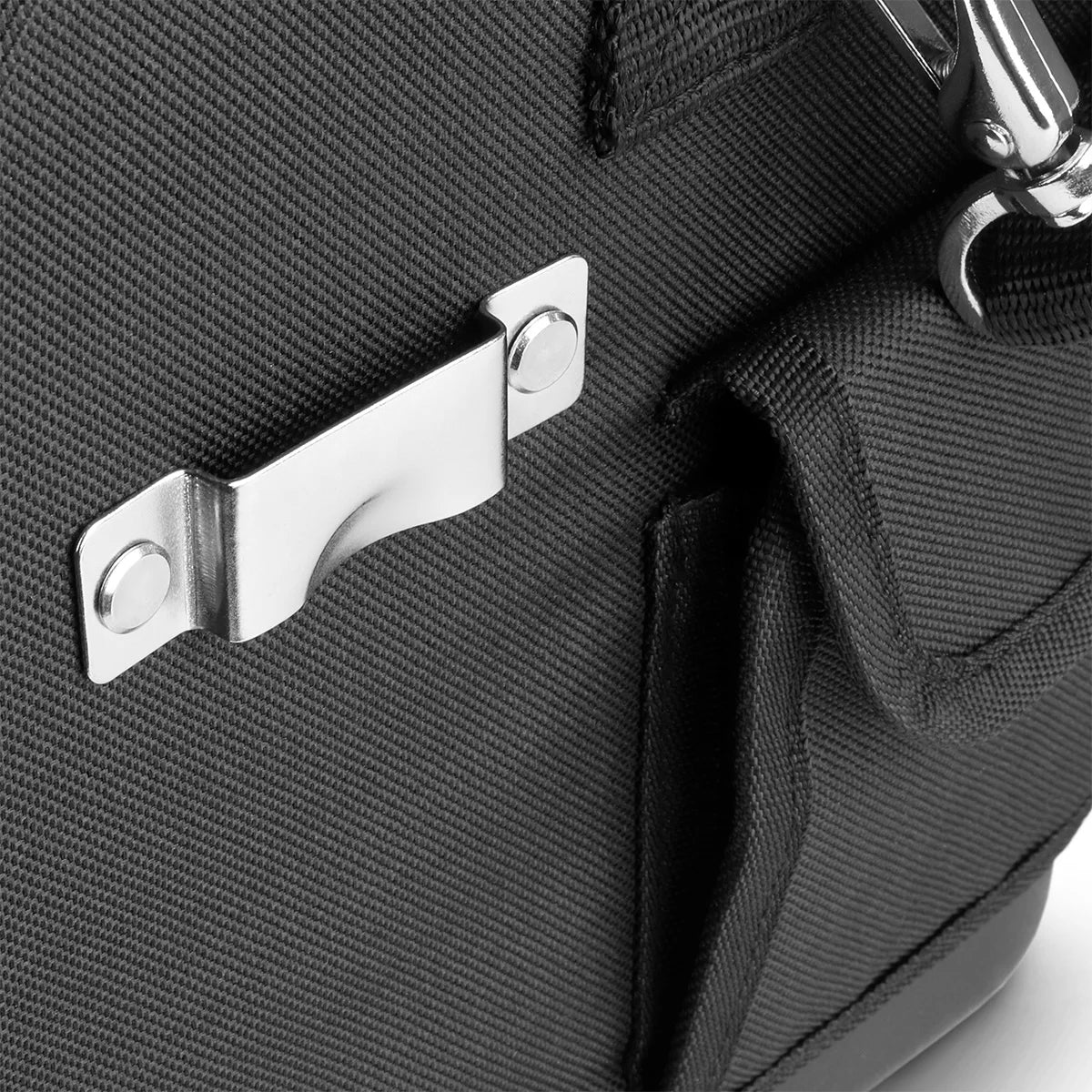 STAHLWERK Werkzeugtasche | 11 Aussen- und 10 Innentaschen | Robuste Installateur-Tasche | Tragbarer Werkzeugkoffer | Montagetasche mit Tragegriff und Schultergurt | Strapazierfähiges Polyester-Gewebe