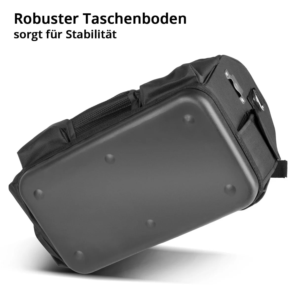 STAHLWERK Werkzeugtasche | 11 Aussen- und 10 Innentaschen | Robuste Installateur-Tasche | Tragbarer Werkzeugkoffer | Montagetasche mit Tragegriff und Schultergurt | Strapazierfähiges Polyester-Gewebe
