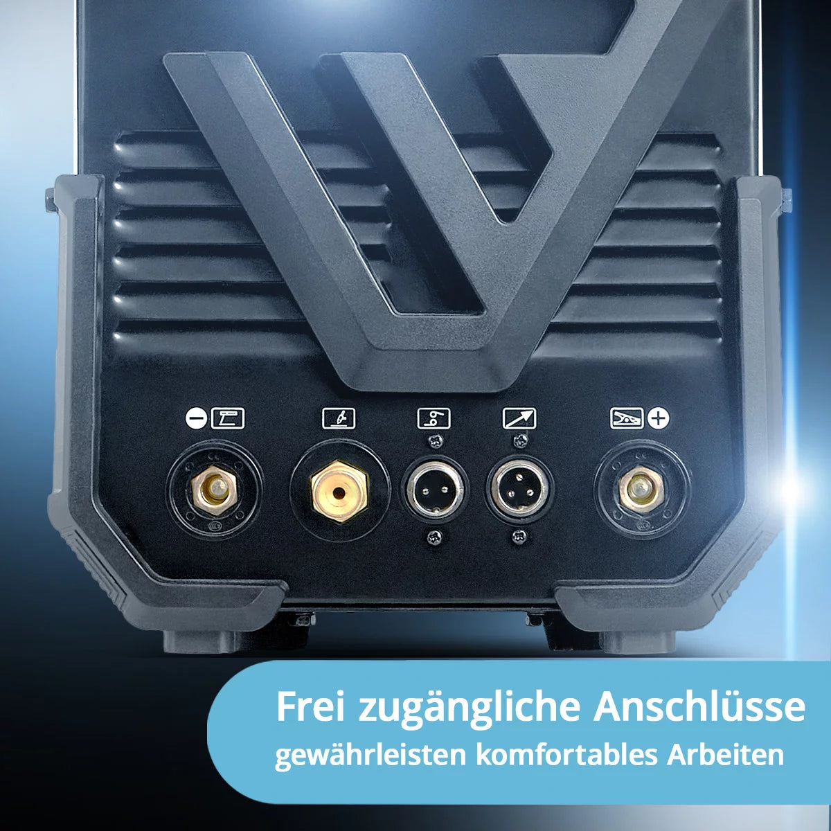STAHLWERK AC/DC TIG 200 Puls ST totalmente equipado | Soldadora TIG de 200 amperios | Inversor combinado AC/DC TIG y MMA/E-hand | Modo 2T/4T | Hoja fina adecuada | Modo AC para aluminio