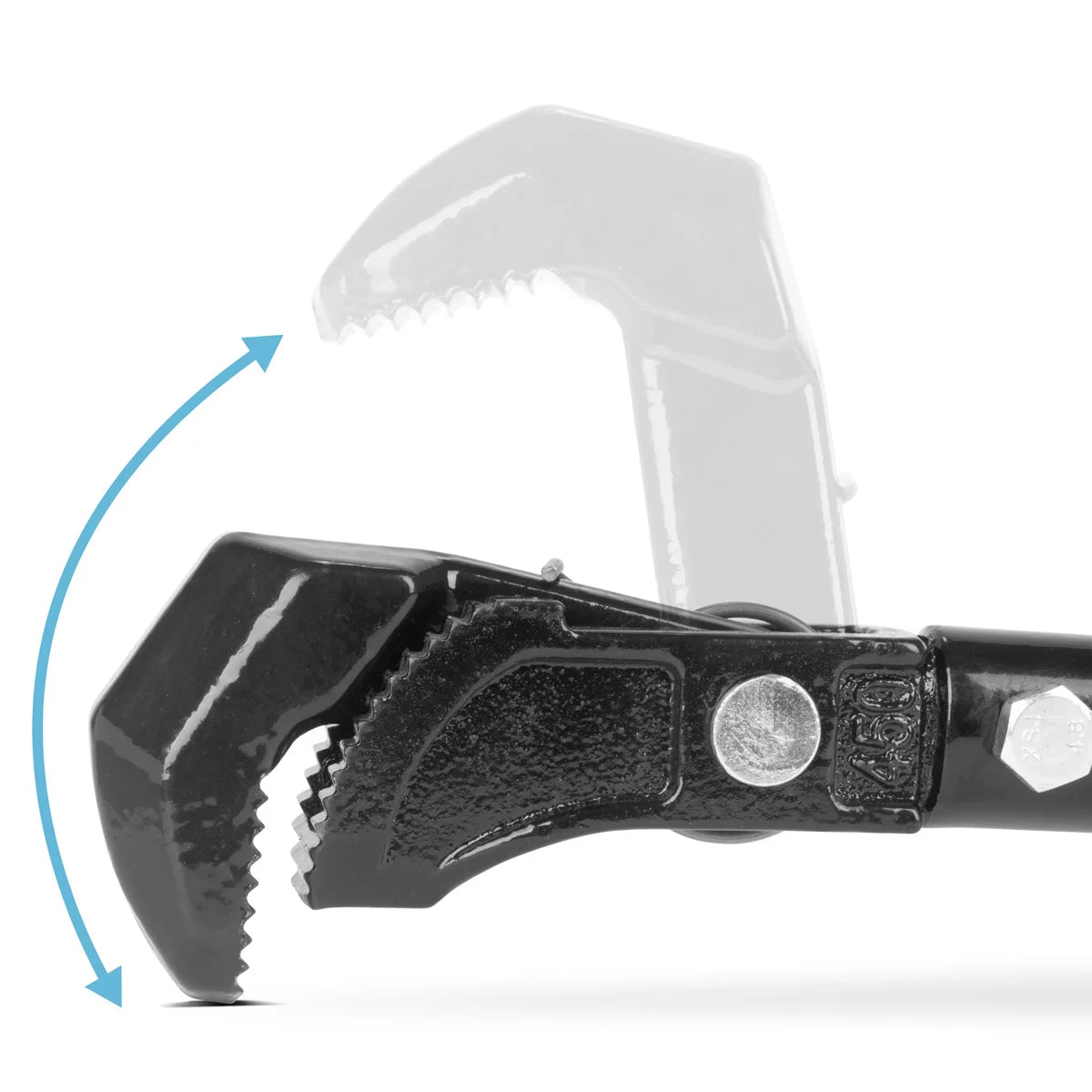 Steelworks Zonge Key 2 Set 450/600 mm (18 "/ 24") Poup de tuyau d'auto-ajustement | Clé de pipe | Monta Key | Rohrdeher | Clé rapide | Clé multifonctionnel en chrome vanadium