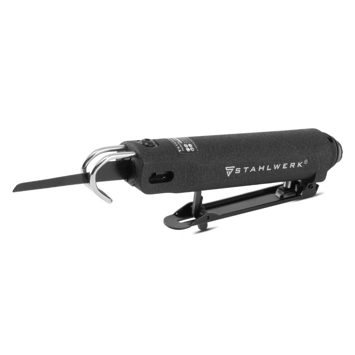 Steelworks DBS-900 ST Professional compressed air cuttings and body saws with 12 saw blades for cutting and clinking sheets in the car area and mechanical engineering