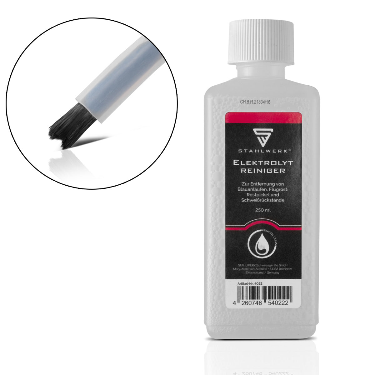 STAHLWERK 2 x Elektrolytreiniger für Schweißnaht-Reinigungsgeräte 250 ml