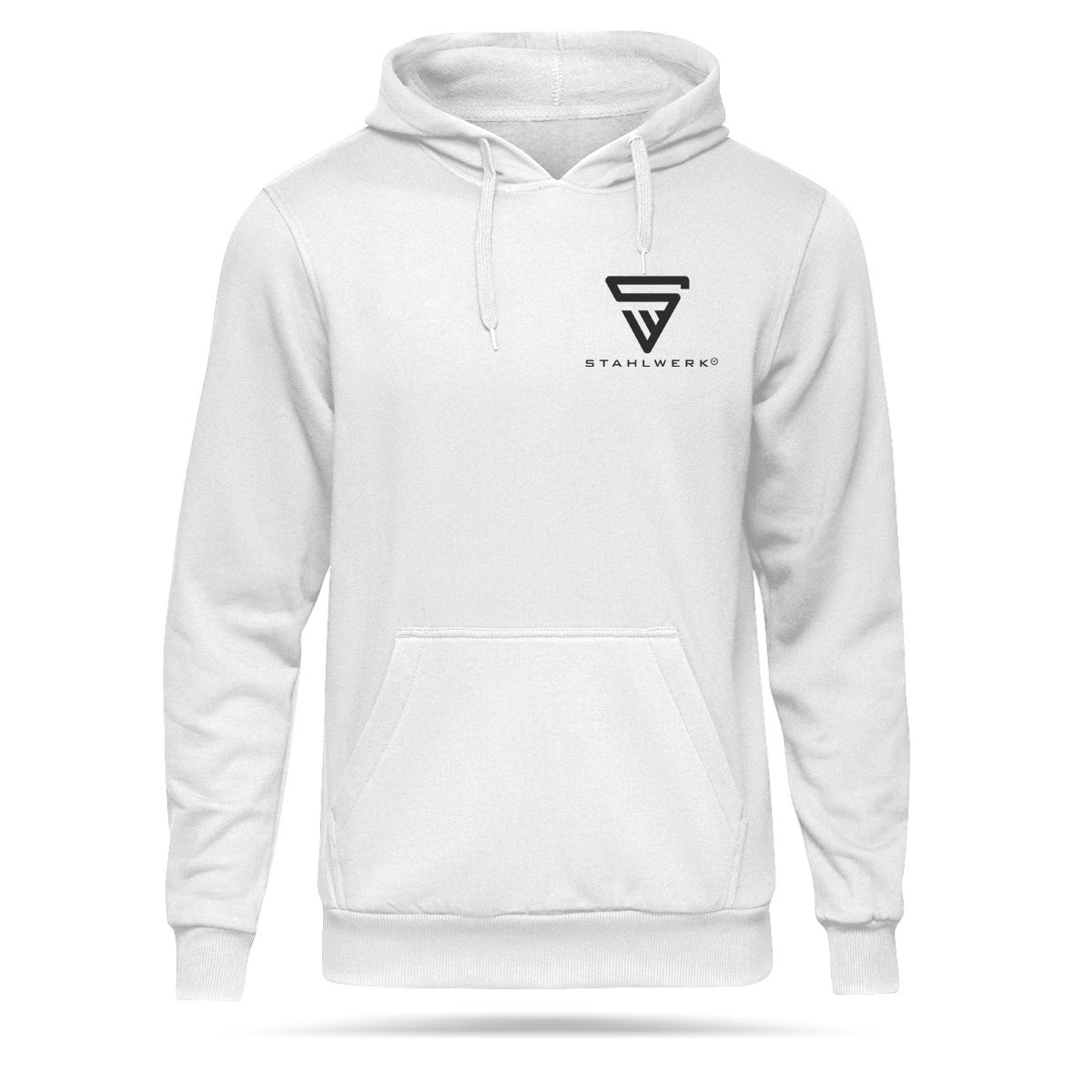 STAHLWERK Hoodie / Kapuzenpulli Weiß Größe L
