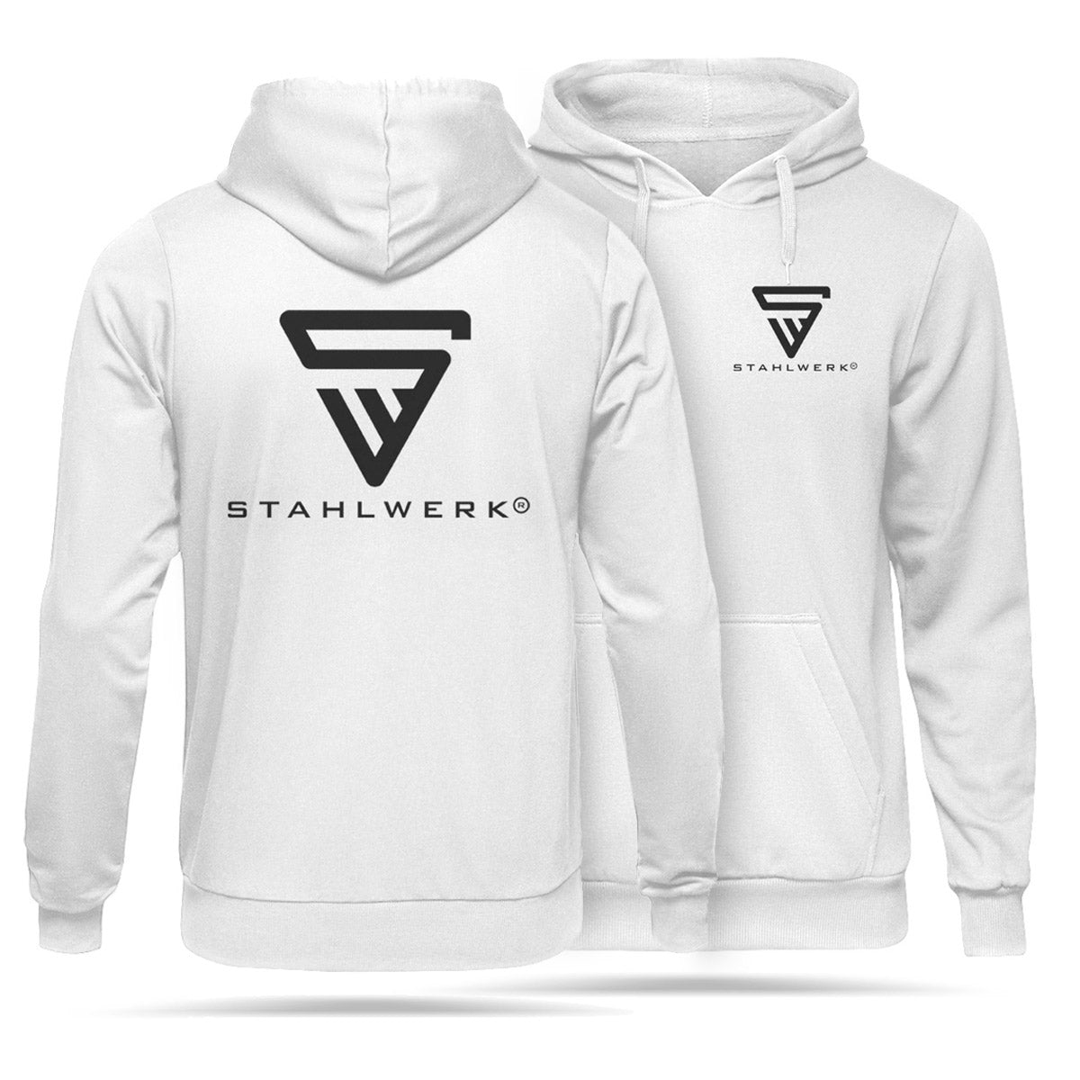 STAHLWERK Hoodie / Kapuzenpulli Weiß Größe XXL