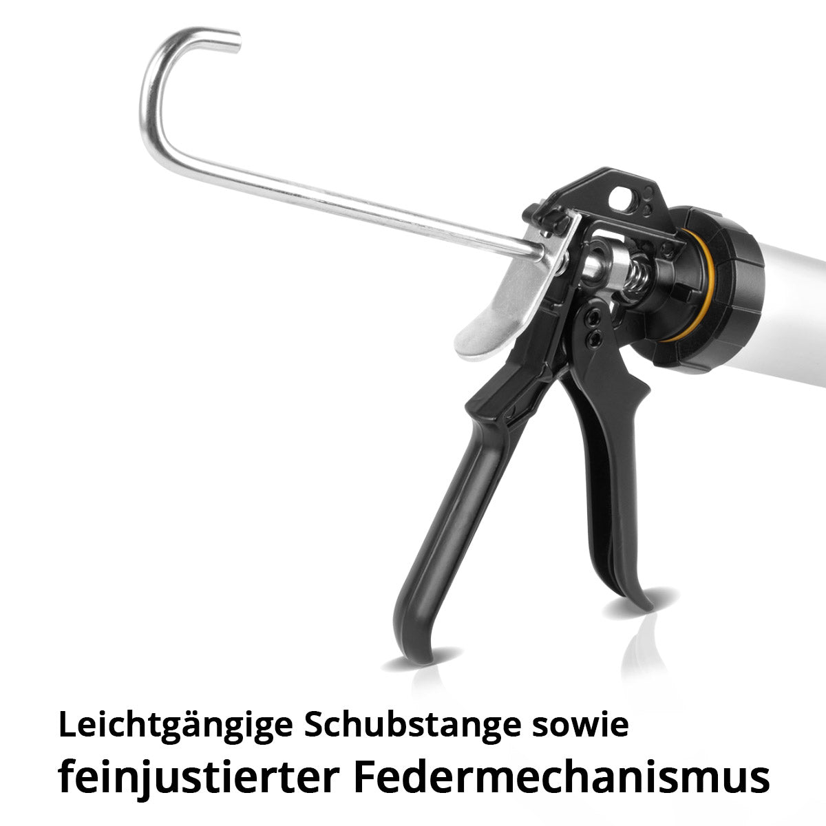 Pistolet en silicone en silicone SP-600 ST 600 ML CARTRIDE PRAIS / CARTRIDGE FAUX D'Aluminium stable pour les cartouches et les sacs pour le silicone et l'application des matériaux adhésifs et d'étanchéité