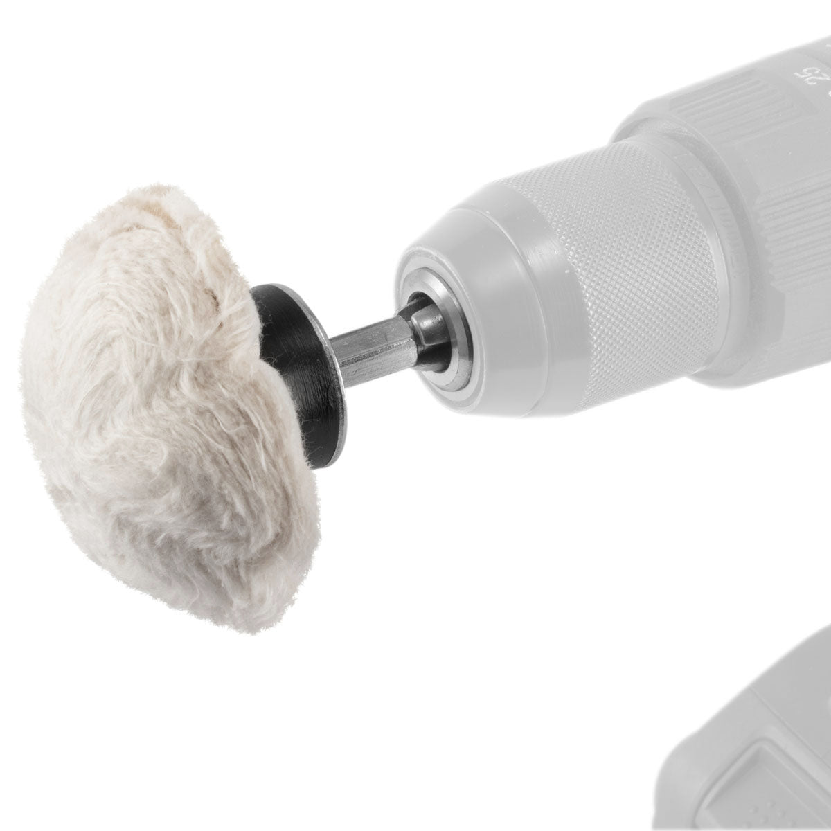 Steelwork 6 Set Universal Polier head PS-6 ST for battery and electric drills made of high-quality flannel for polishing work on metal, stone, wood, glass and plastic