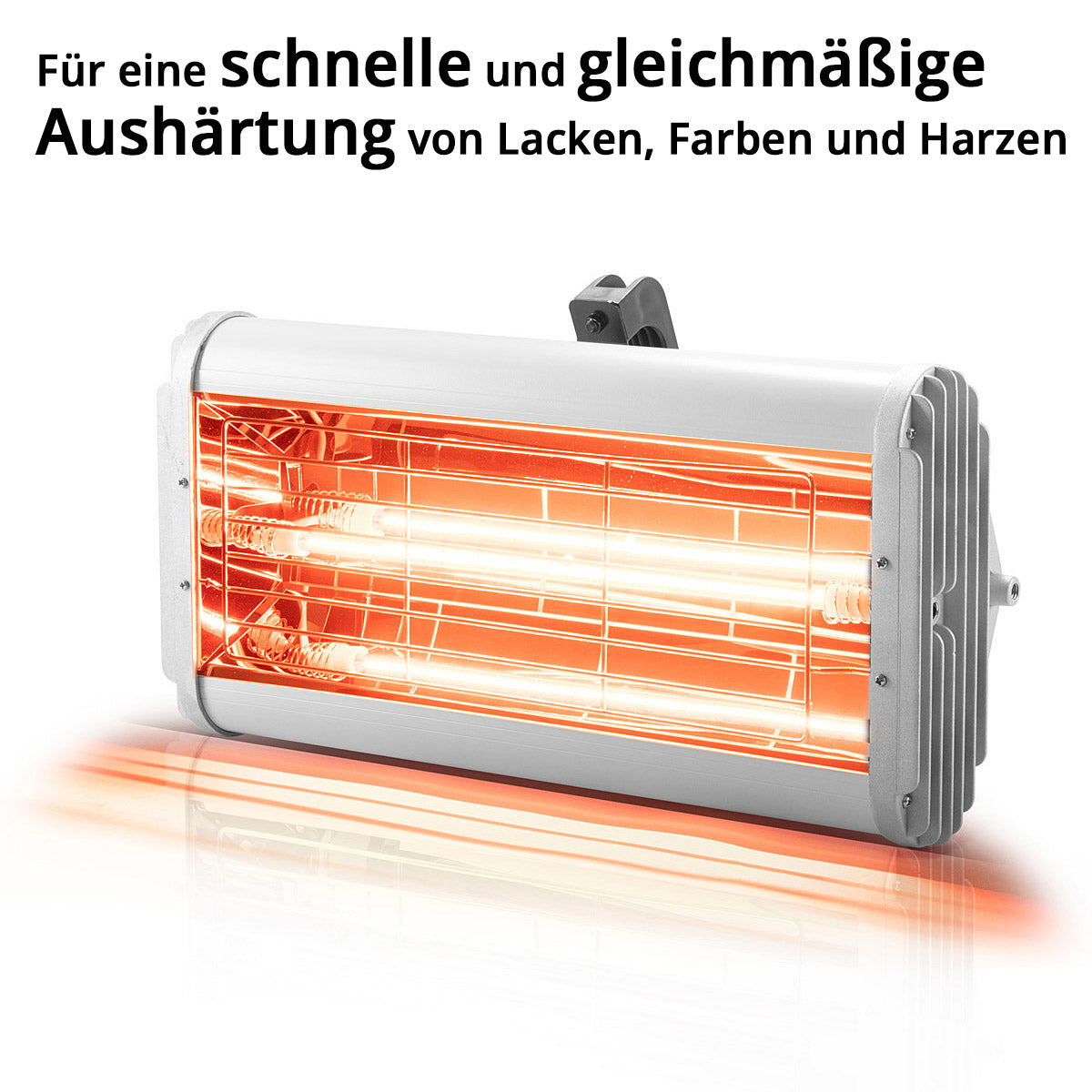 Stahlwerk Infrarot manque de séchoir IL-1200 St avec 1 200 watts et un trépied, un puissant séchoir infrarouge / Spotlight / IR Séchante pour le séchage professionnel de Autolack, les amorces et bien plus encore.