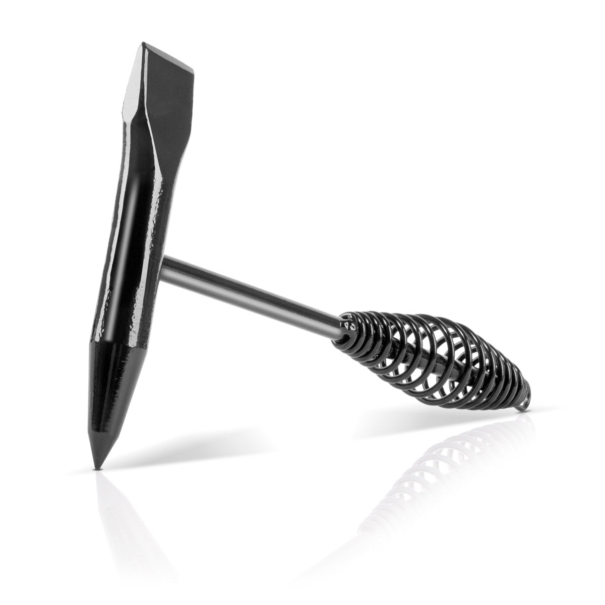 Steelworks Schlackhammer / welter martello 300 g di robusto martello a scorie in acciaio, scalpello appuntito e piatto con manico di inibizione delle vibrazioni