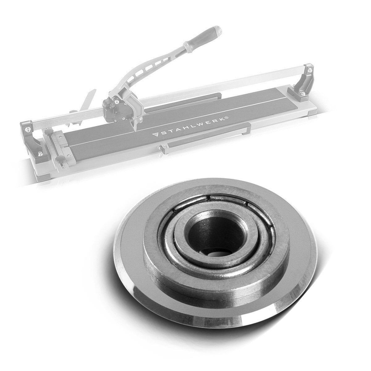 Steelworks Universal Fayans Cutrad 22 x 6 x 6 mm Fayans kesiciler için 14 mm kesme gücü ile, seramik karoların hassas kesimi için top rulmanlı premium kesme tekerleği