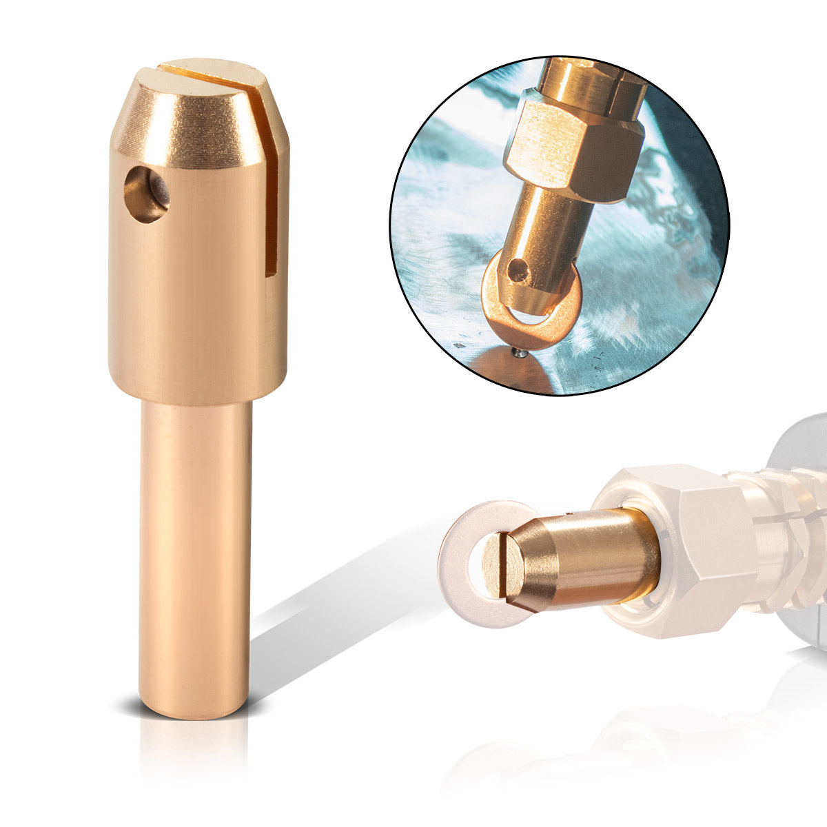 STAHLWERK Électrode de soudage par points pour œillets de soudage, accessoires de réparation intelligents pour détecteur de bosses / débosseleur / soudeur par points / outil de débosselage pour la réparation professionnelle des carrosseries de véhicules