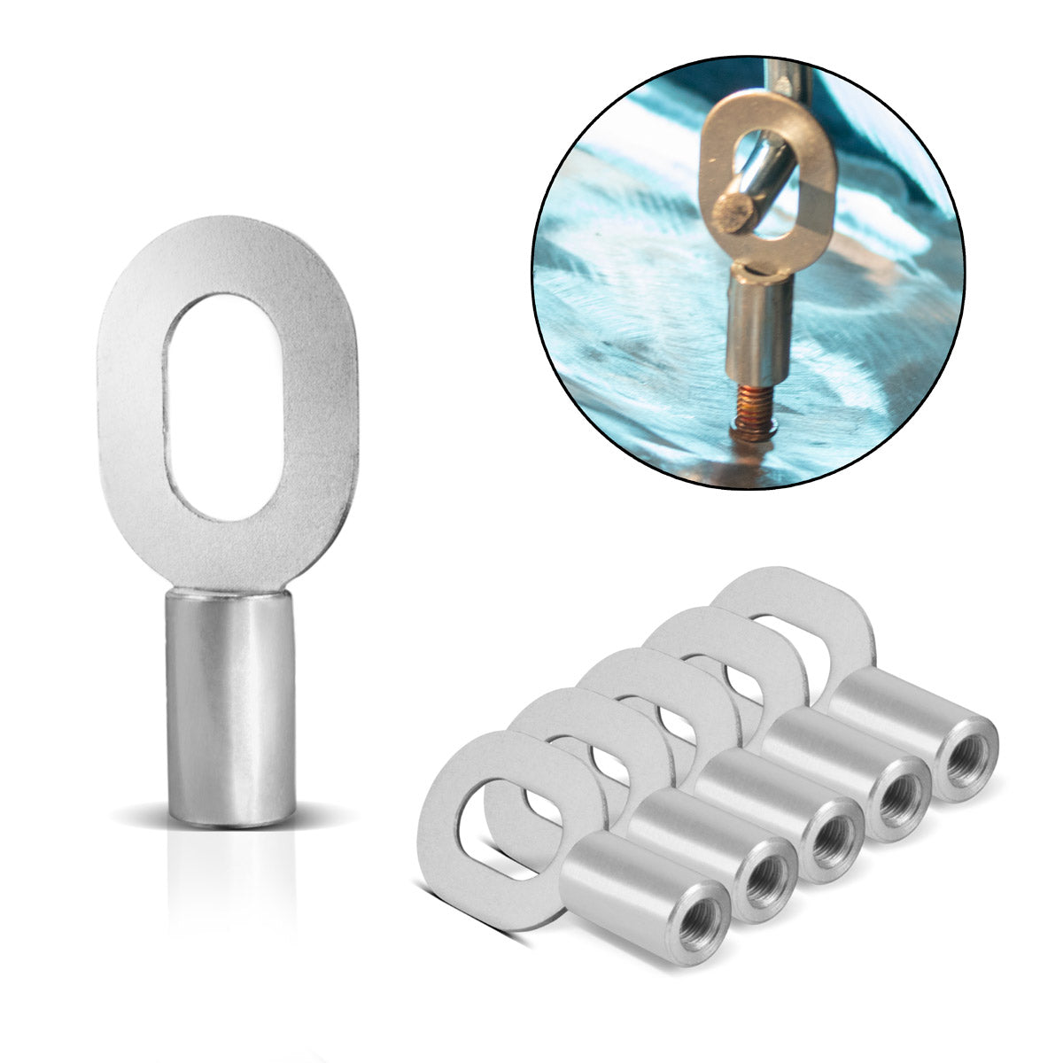 Stahlwerk Assunsise avec M6 Thread 20 Set, Smart Repair Accessories for Dutchpotter / Dellenlifter / Point Welding Tan / Depiging Tool pour la réparation professionnelle du corps KFZ