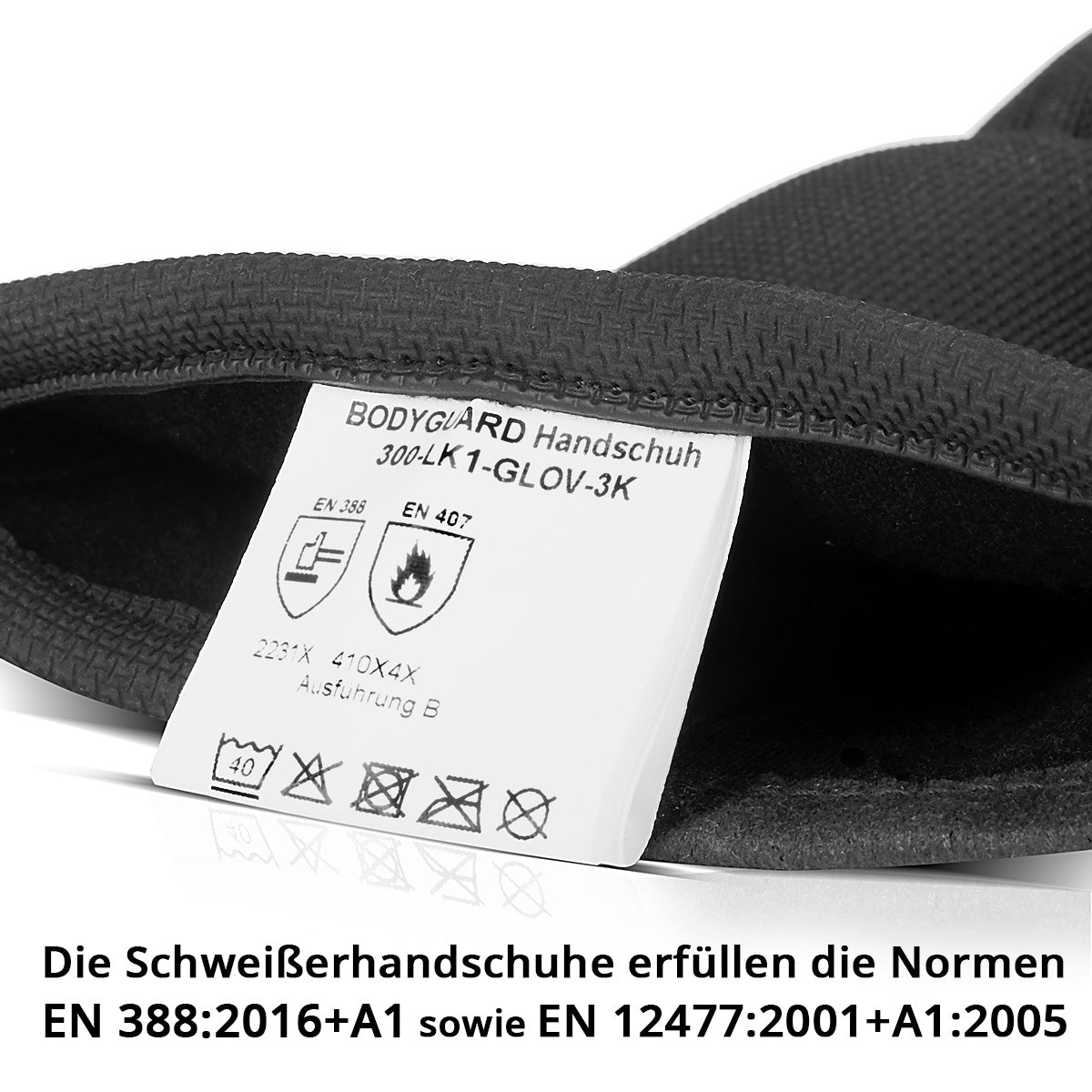 Laser-Schutzhandschuhe BODYGUARD 3K Schutzkleidung | Sicherheitshandschuhe | Arbeitshandschuhe zum Schutz vor Laser-Streustrahlung von Laser-Schweißgeräten, diverse Grössen
