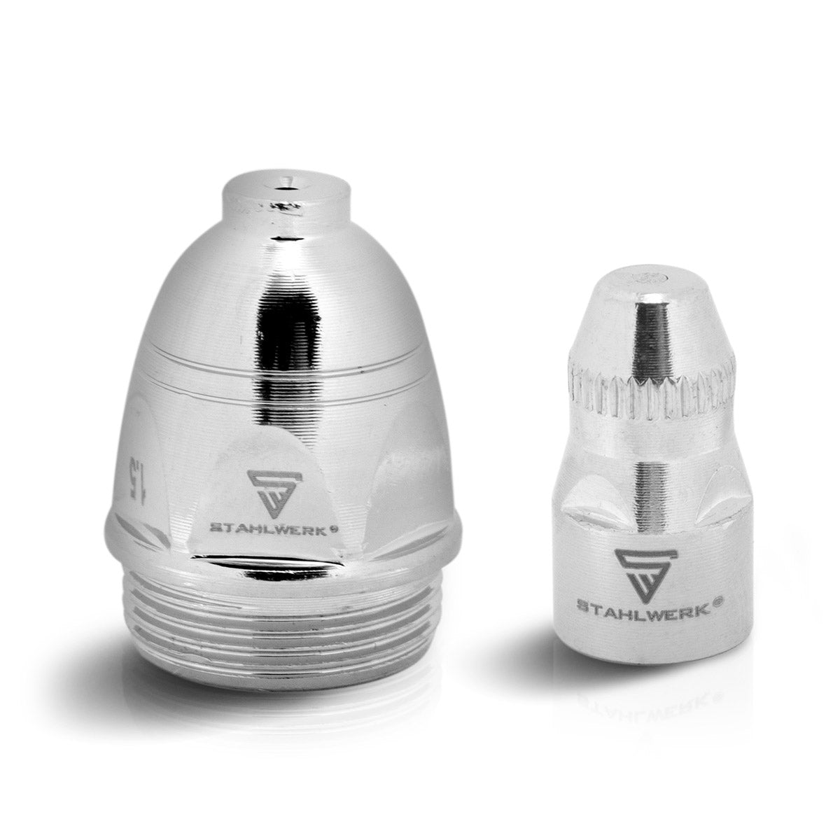 Stahlwerk P-80 Plasma accessories set 50 parts, wear parts, plasma suffs + electrodes + ceramic caps for P-80 cut plasma cutter burner