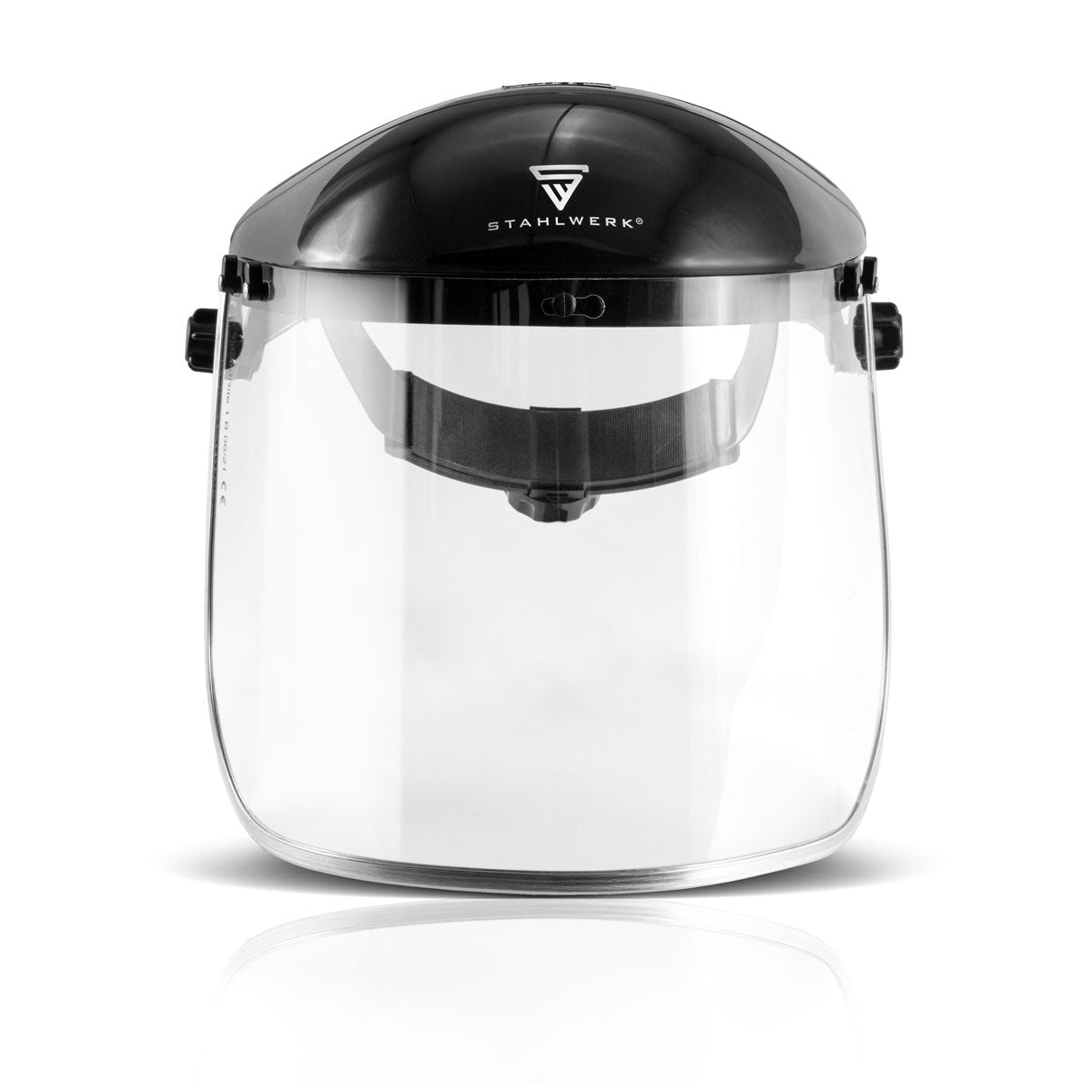 STAHLWERK 3er Set Gesichtsschutzschild / Schutzvisier / Schutzausrüstung / ergonomisch, aus stabilem Kunststoff