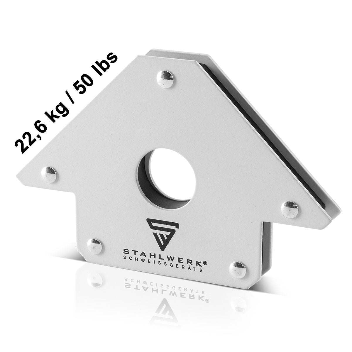 Steelwork 3 × ángulo de ángulo magnético ángulo de soldadura 11.3 + 22.6 + 34 kg / 25 + 50 + 75 lbs