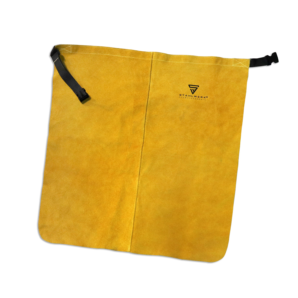 STAHLWERK Schweißerschürze kurz aus hitzebeständigem Echtleder / Arbeitsschutz / Schutzkleidung für Schweißen und Plasmaschneiden