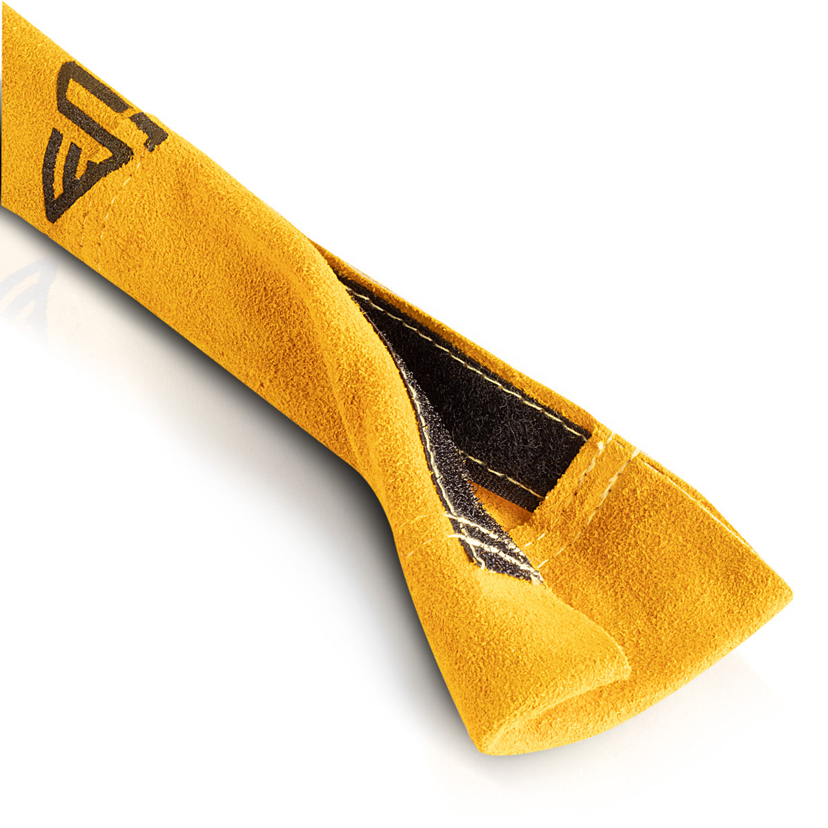 STAHLWERK Schutzschlauch Flexhülle für Schlauchpakete aus Echtleder - 5 Meter / hitze- und feuerbeständig