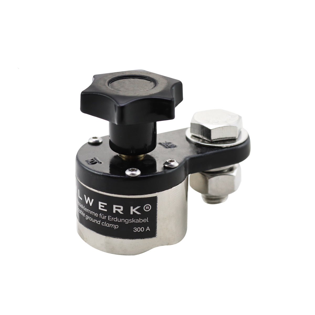 STAHLWERK Massemagnet bis 300 A / schaltbarer Massemagnet für Schweißkabel