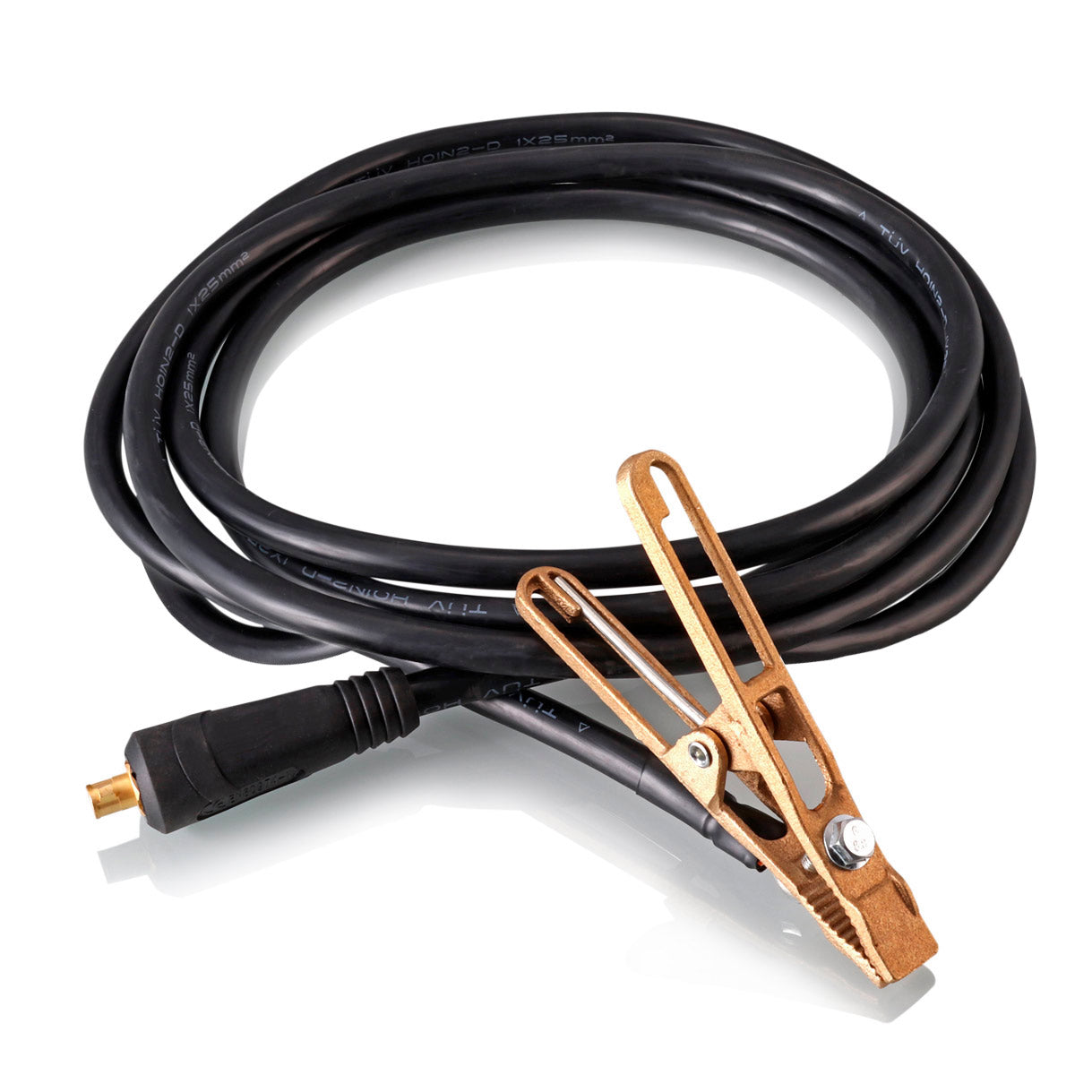 Mecanismo de acero Cable de masa Cable de soldadura de 260 amperios 3 metros de longitud / Jack de masa / Accesorios de equipos de soldadura