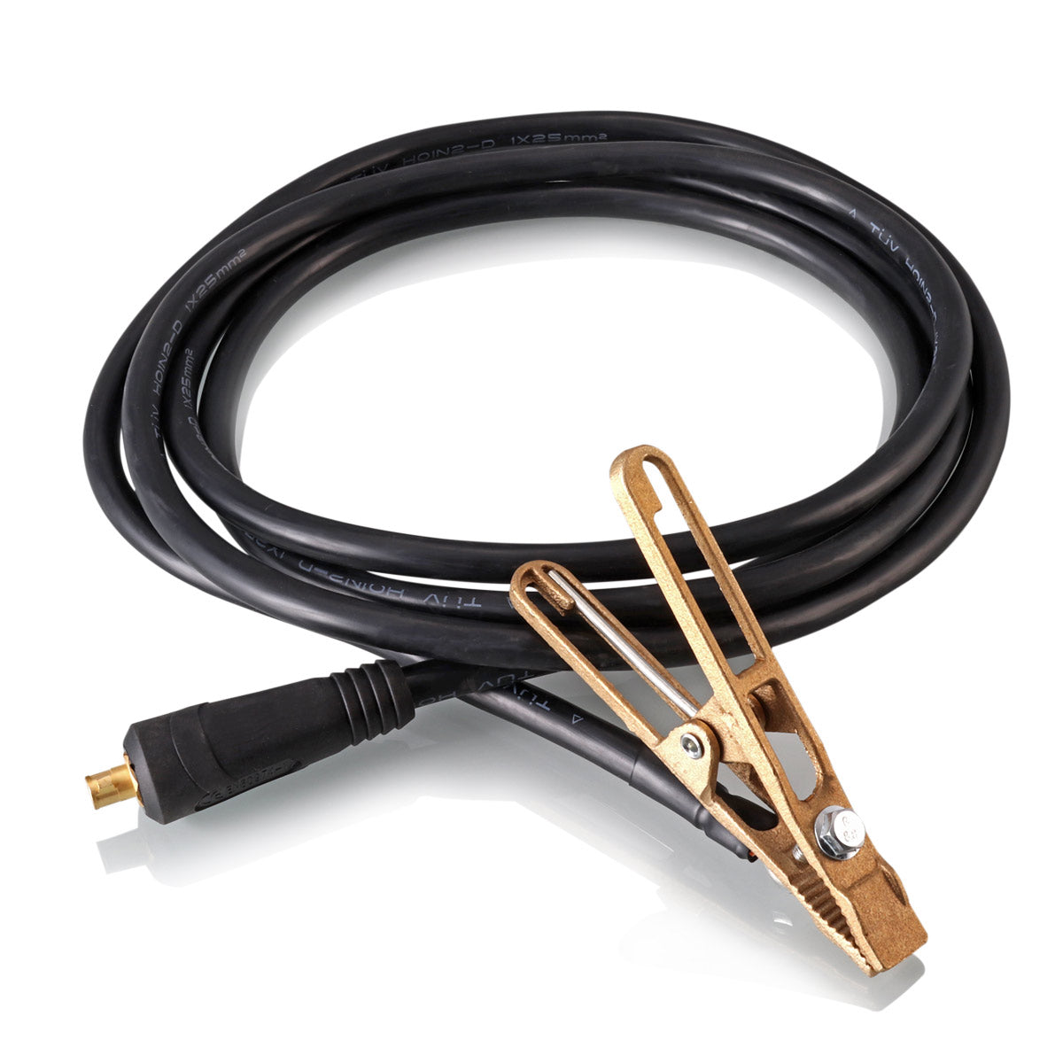 Cavo di saldatura per cavi di massa in acciaio 260 amper 5 metri di lunghezza / brocca di massa / attrezzatura di saldatura