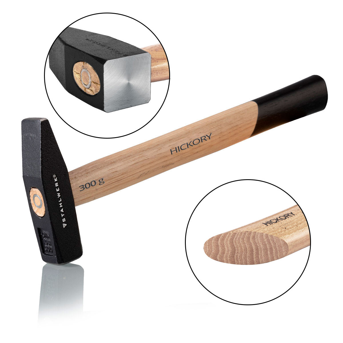 Steelworks Hammer/Schlosserhammer 300 g