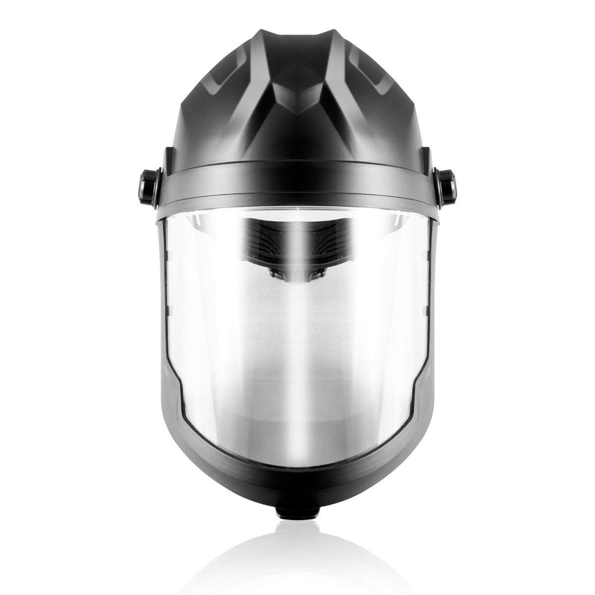 STAHLWERK Schleifmaske - Perfekter Schutz bei Schleifarbeiten und spanabhebenden Arbeiten - 2 mm dicke Schutzscheibe