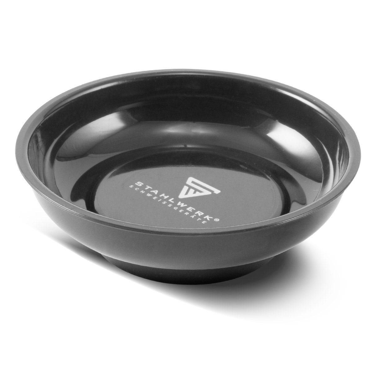 STAHLWERK Magnetschale 4 Zoll aus Kunststoff mit starker Magnetbasis zur Aufbewahrung von Schrauben, Werkzeug und Kleinteilen, 4er Set