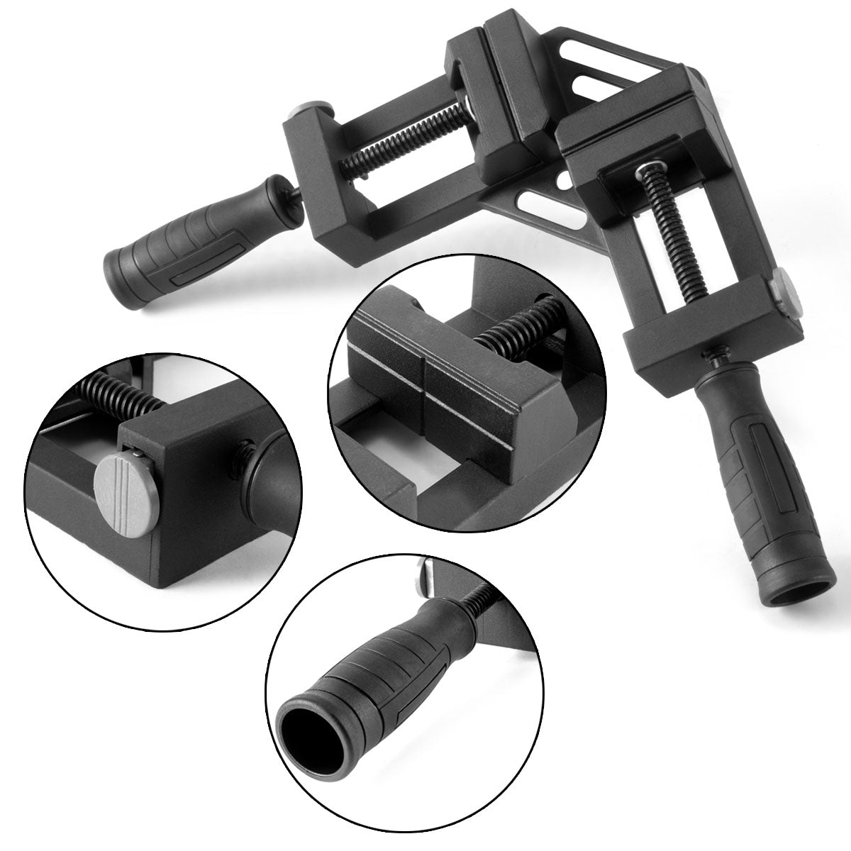 Steelworks DW-90 St Stable Double Many Angle Clamp y Light Corner Tensor para piezas de trabajo hechas de metal, madera y plástico