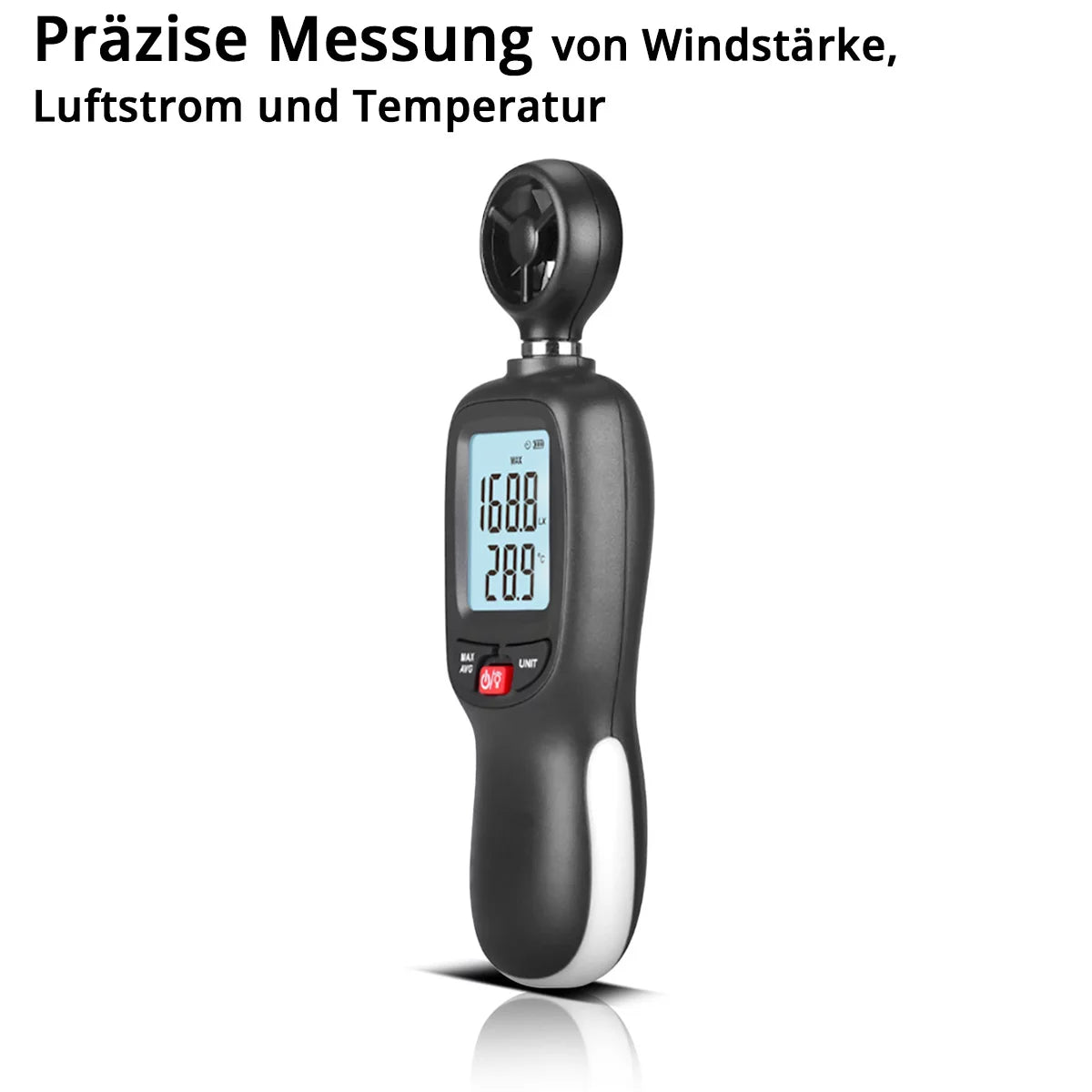 STAHLWERK 3-teiliges Messgeräte-Set mit Anemometer, Thermo-Hygrometer und Luxmeter | Perfekte Messung von Luftgeschwindigkeit, Temperatur, Luftfeuchtigkeit und Beleuchtungsstärke