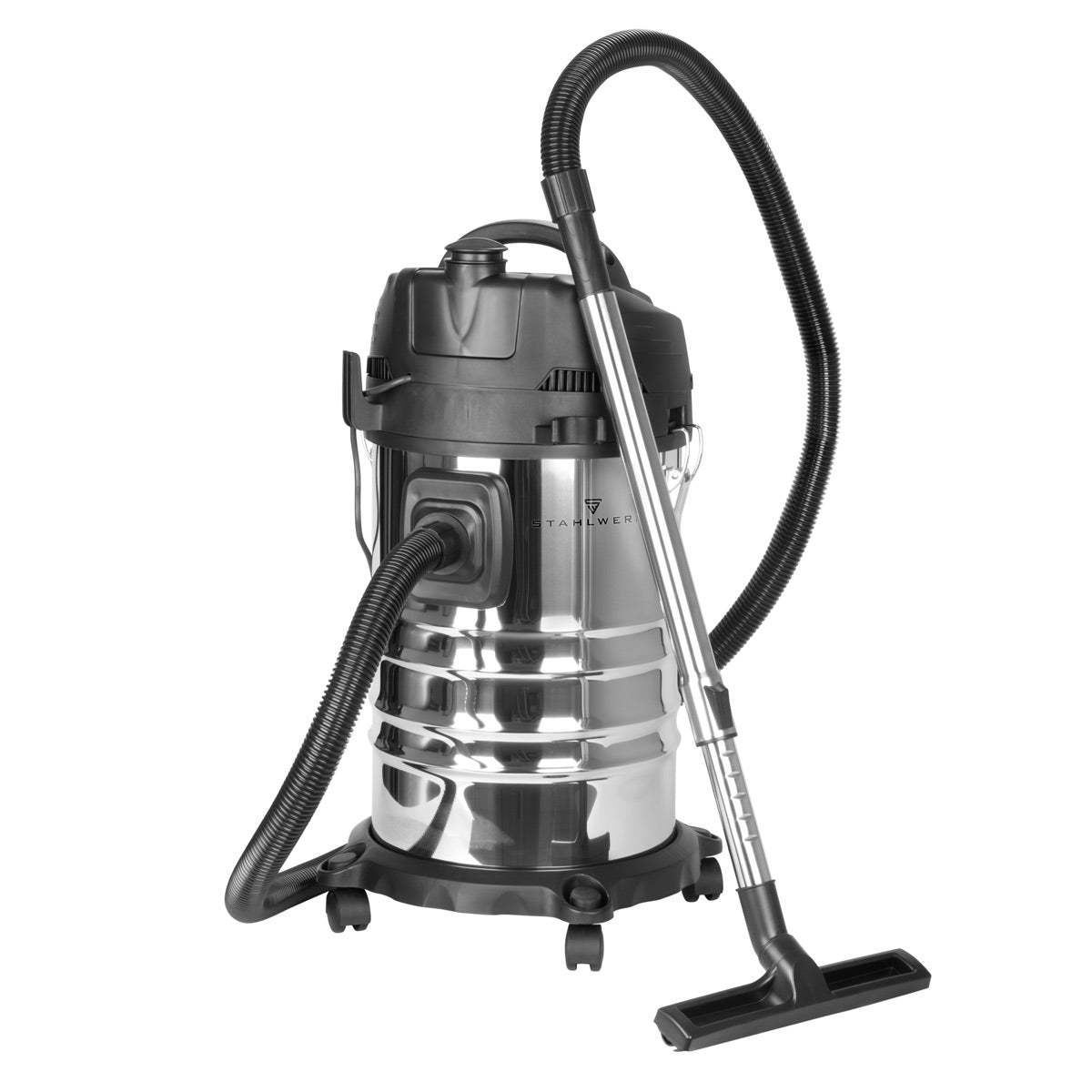 Stahlwerk Staubosucker VC-1635 ST with 1,600 W power and 35 l stainless steel container wet and dry vacuum cleaner | Industrial vacuum cleaner | Workshop vacuum cleaner | Industrial vacuum cleaner | Soil vacuum | All -purpose vacuum cleaner