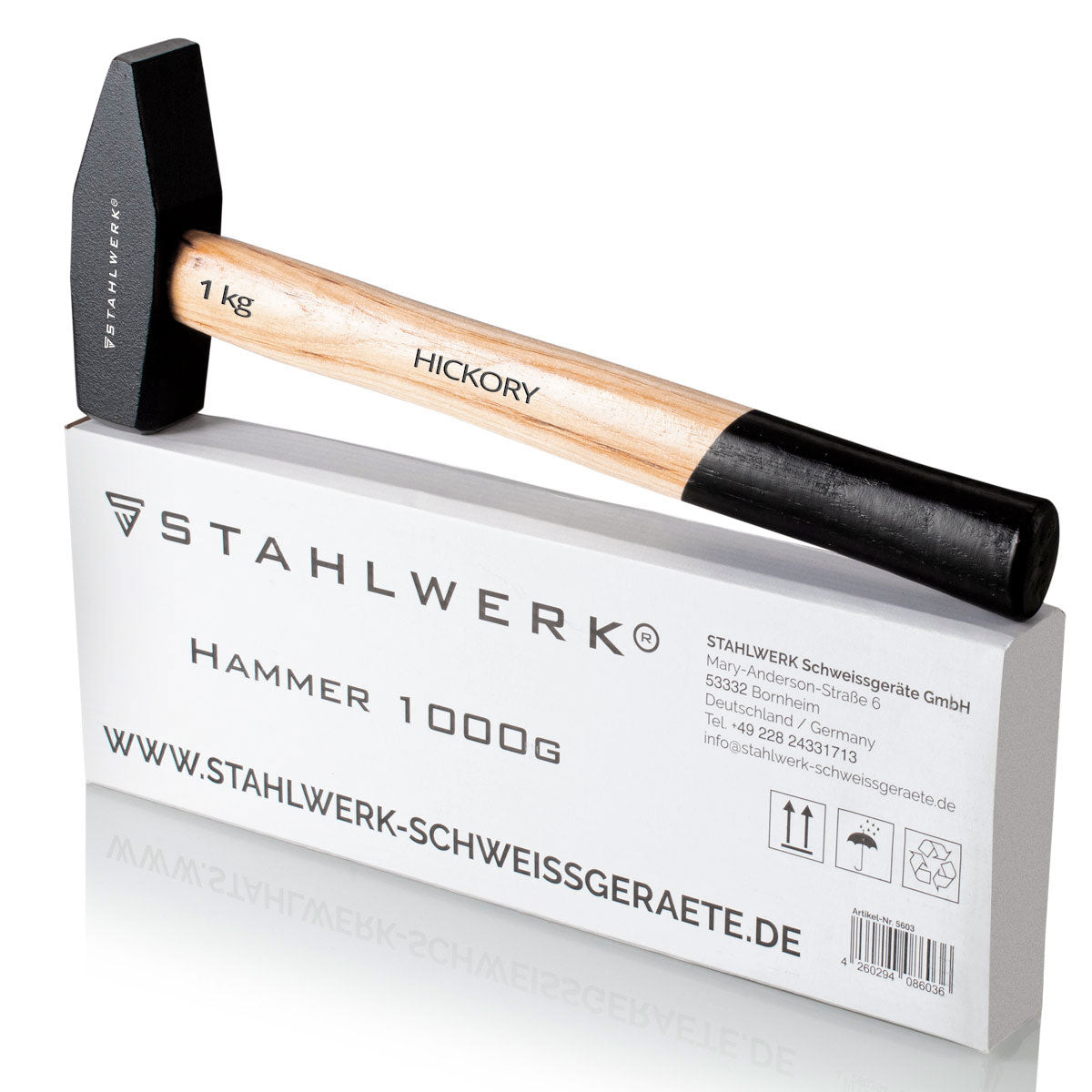 STAHLWERK Hammer/Schlosserhammer 1.000 g