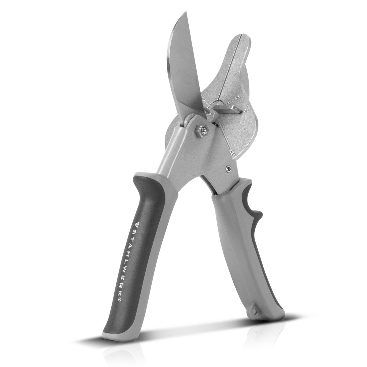 Steelworks Gehrungschneider | Mirefully scissors | Multi angular scissors | Trunking scissors for cutting vinyl, PVC, rubber and much more. | Adjustable angle 30 ° | 45 ° | 90 °