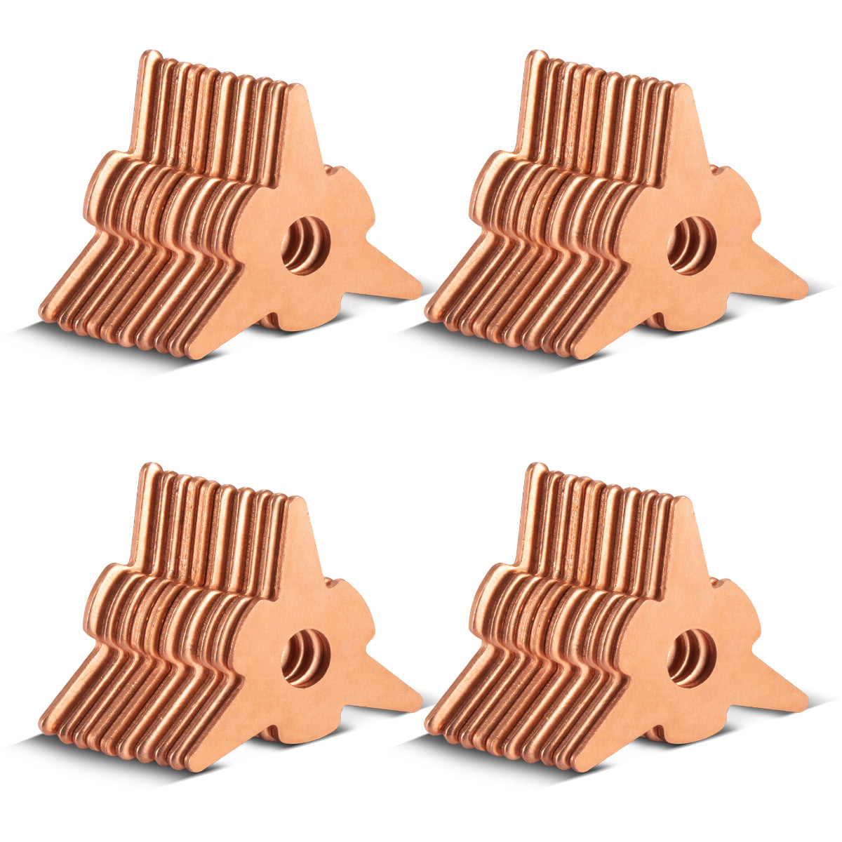 STAHLWERK Ausbeulsterne 40er Set, Smart Repair Zubehör für Ausbeulspotter / Dellenlifter / Punktschweissgerät / Ausbeulwerkzeug zur professionellen Reparatur von Kfz Karosserien