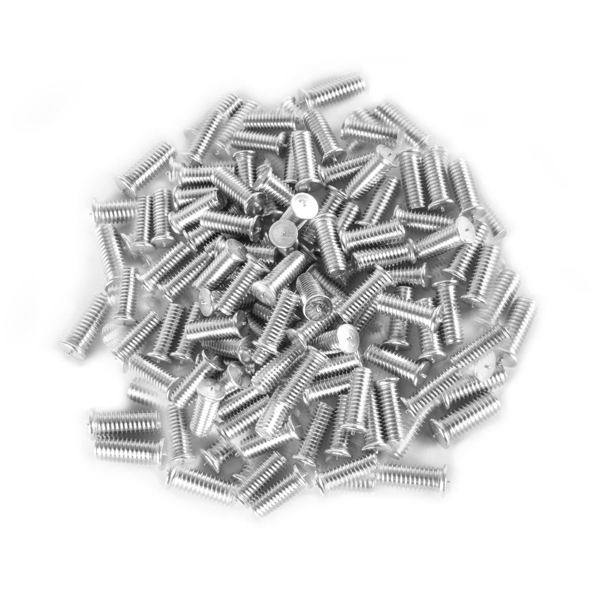 Steelworks 2x Bolt de sueur en aluminium M6 Filet 100 Ensemble, accessoires de réparation intelligents pour les potiers DESIP / Dell Lefter / Dot Welding Dispositif / pour la réparation professionnelle des corps de voiture