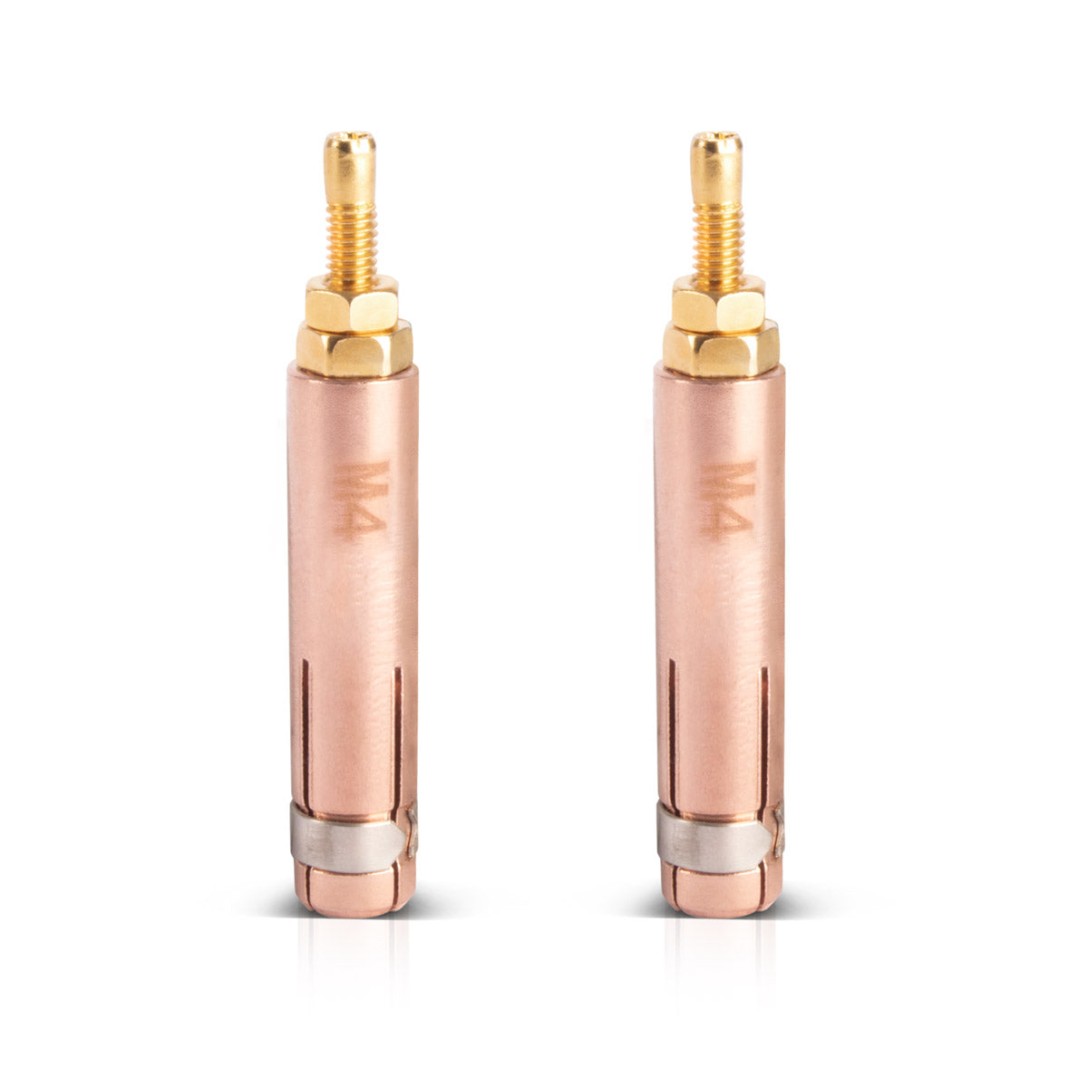 STAHLWERK 2 x Punktschweisselektrode mit M4 Gewinde für Anschweissbolzen, Smart Repair Zubehör für Ausbeulspotter / Dellenlifter / Punktschweissgerät / Ausbeulwerkzeug zur Reparatur von Kfz Karosserien