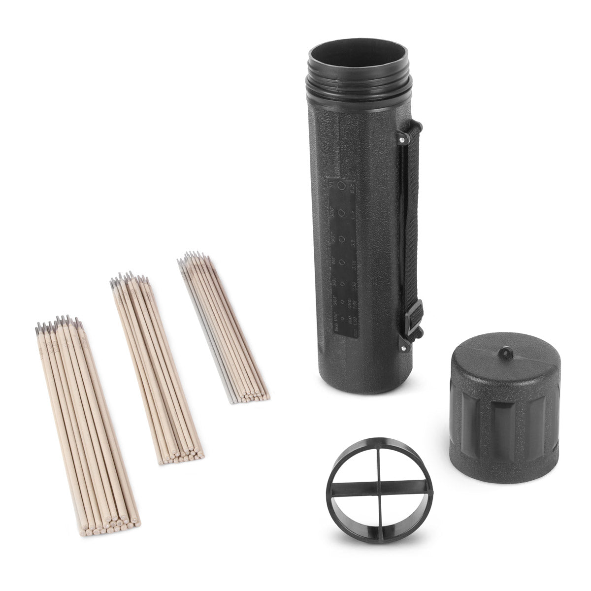 STAHLWERK stick electrode set with waterproof storage box | Welding rods AWS E6013 RR in electrode holder | 60 electrodes value pack | 2.0 x 300mm | 2.5x350mm | 3.2x350mm