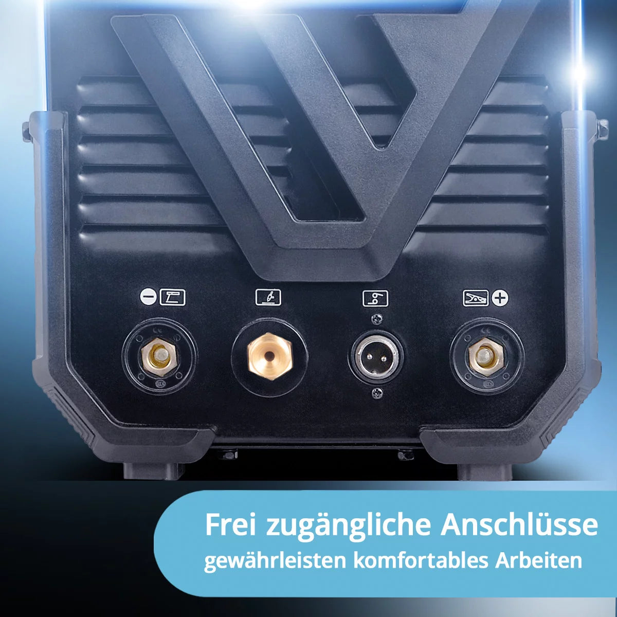 STAHLWERK AC/DC WIG 200 ST IGBT Vollausstattung, Kombi Schweißgerät mit 200 Ampere WIG MMA, Aluminium schweißen