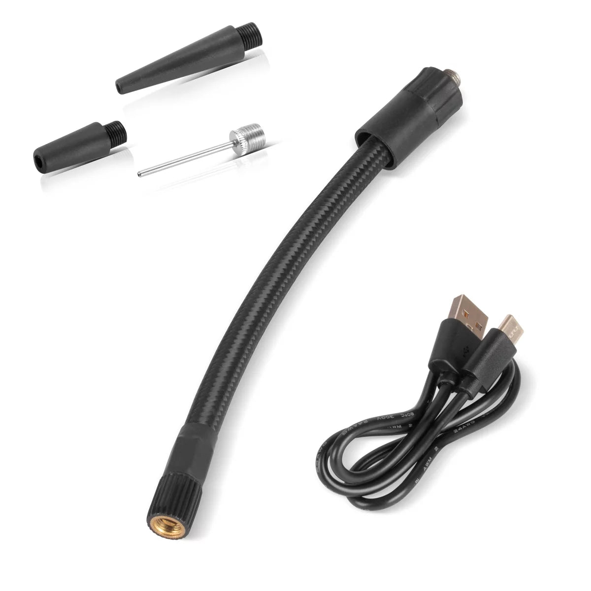 STAHLWERK cordless compressor HF-800 ST | Tire compressor with 4,000 mAh lithium battery | 80 W power, max. 4.2 bar | Digital display with psi/bar/kg/cm² | Automatic switch-off | LED work light