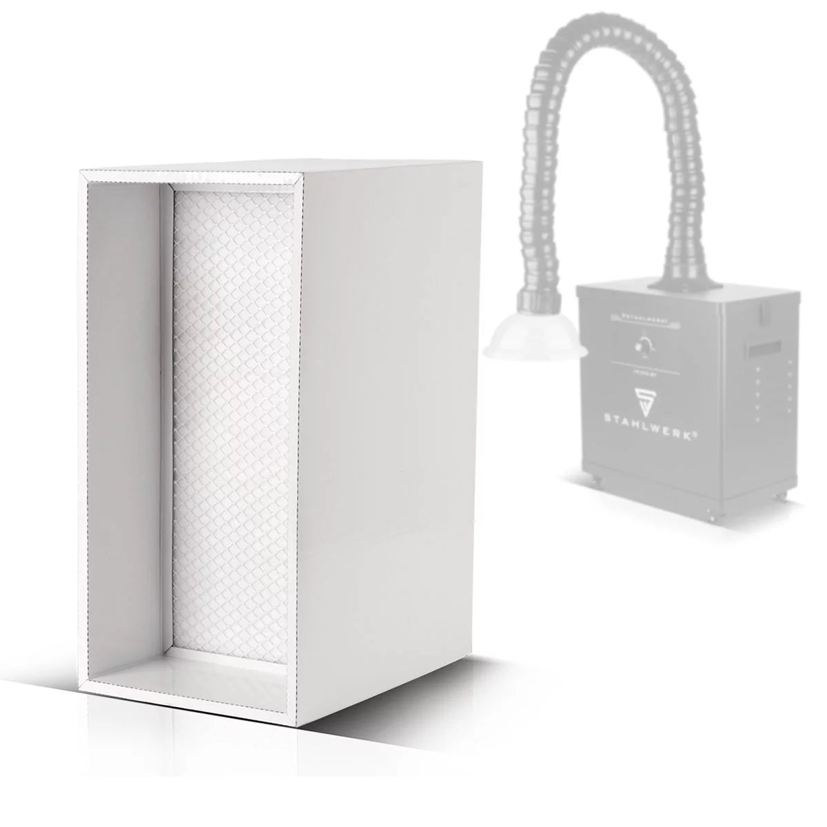 STAHLWERK Aktivkohle-Filter für Rauchabsaugung FE-300 ST Ersatzfilter | Luftfilter | Hauptfilter für Absauganlage | Rauchabsorber | Rauchabzug | Schweißrauch- und Lötabsaugung