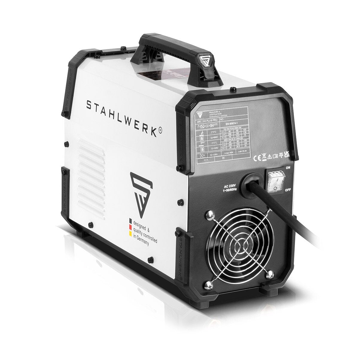 Stahlwerk ARC 200 PULS Pro electrode welding device, compact MMA | E-hand | Lift-Tig inverter with 200 amps, IGBT technology and pulse function