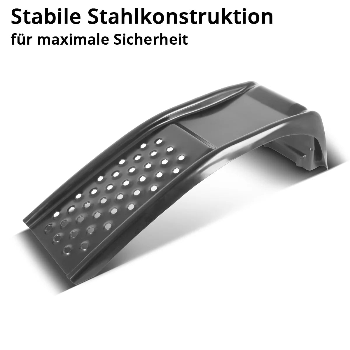STAHLWERK Auffahrrampen | 2 Stahl-Auffahrrampen mit 3.6 t Traglast pro Paar | Für Reifenbreiten bis 230 mm | 900 x 300 x 240 mm | Fahrzeug-Auffahrrampen für Wartung und Service | Auffahrkeile PKW/LKW