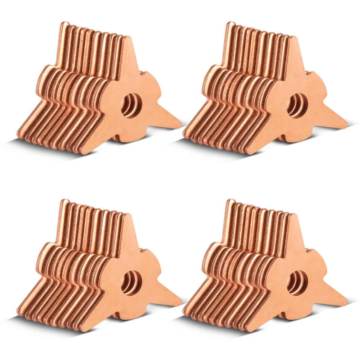 STAHLWERK Ausbeulsterne 40er Set, Smart Repair Zubehör für Ausbeulspotter / Dellenlifter / Punktschweissgerät / Ausbeulwerkzeug zur professionellen Reparatur von Kfz Karosserien