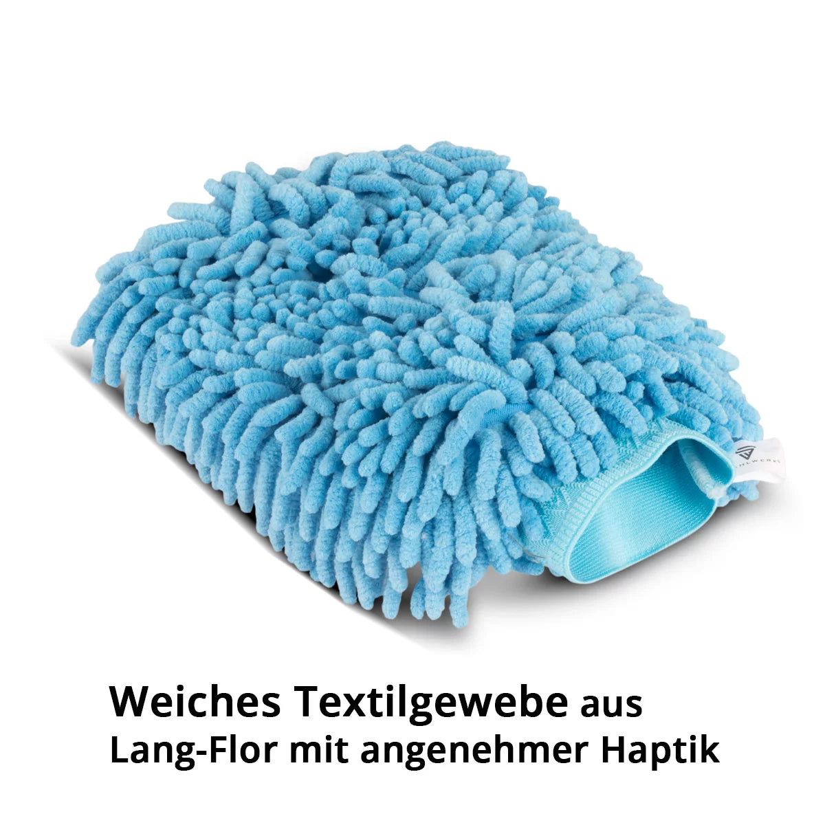 STAHLWERK Autowaschhandschuh im 5er Set 20 x 28 cm Chenille-Reinigungshandschuh | Mikrofaser-Schwamm | Mikrofaser-Tuch | Autoschwamm | Mikrofaser-Handschuh | Putzhandschuh