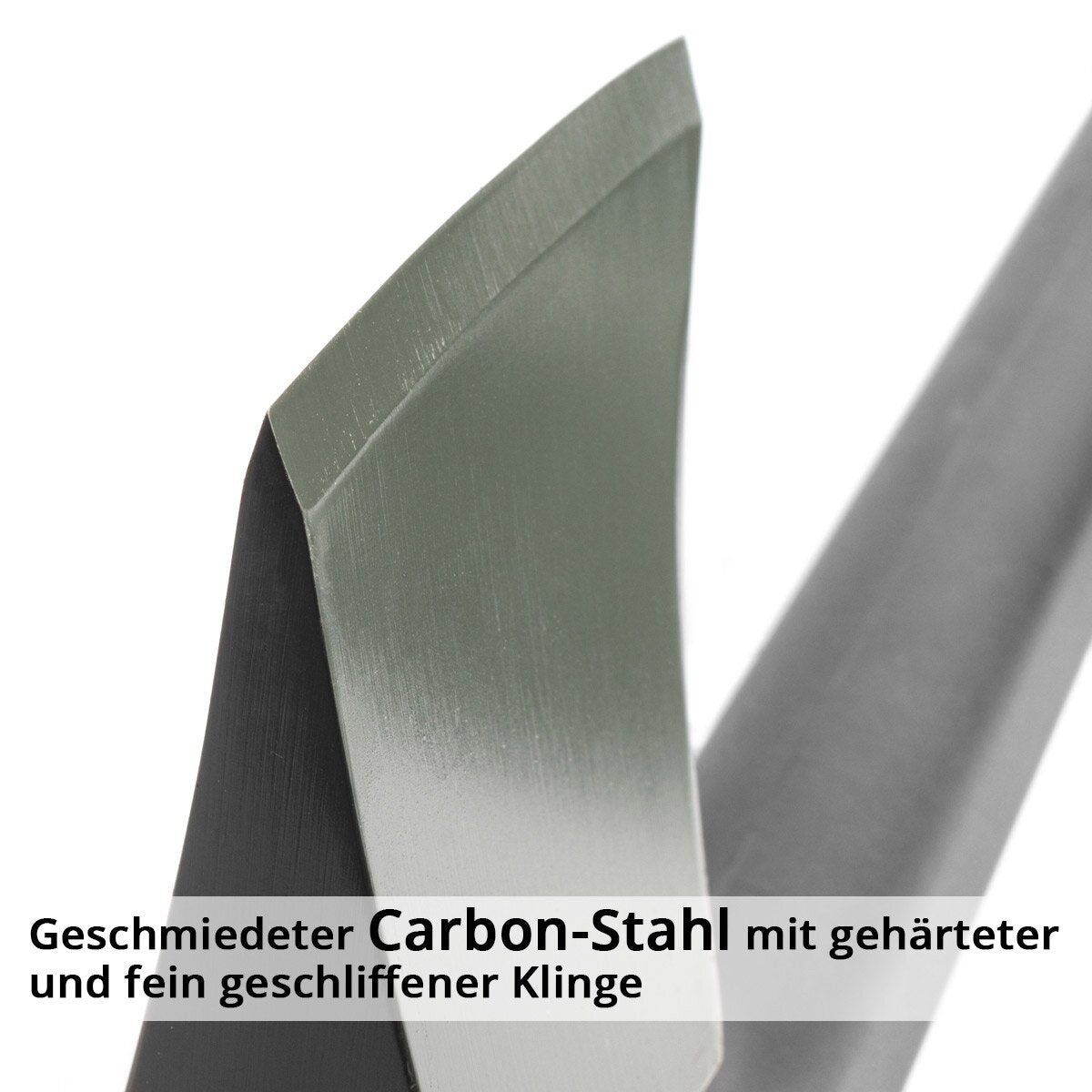 STAHLWERK Axt CA-355 ST 355 mm Beil | Fiberglasaxt | Handbeil | Universalaxt | Campingaxt | Campingbeil | Gartenaxt | Forstaxt aus geschmiedetem Carbon-Stahl mit stoßhemmendem Fiberglas-Griff