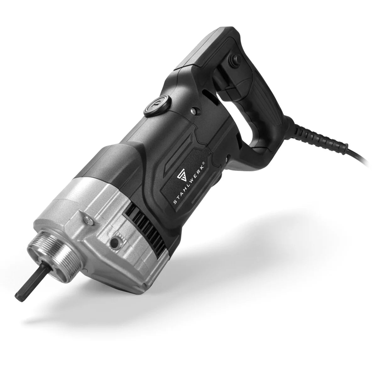STAHLWERK Betonverdichter 900 Watt | 4.000 U/min | Leistungsstarker Betonrüttler | Flaschenrüttler für 35 / 50 mm Rüttelflasche | Hochleistungsverdichter für Betonbau, Wände, Decken, Fundamente